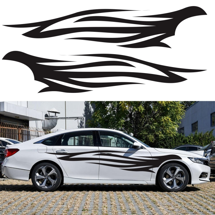 2 PCS/Set D-926 Fire Totem Pattern Car Modified Decorative Sticker