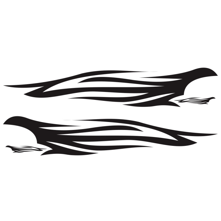 2 PCS/Set D-926 Fire Totem Pattern Car Modified Decorative Sticker