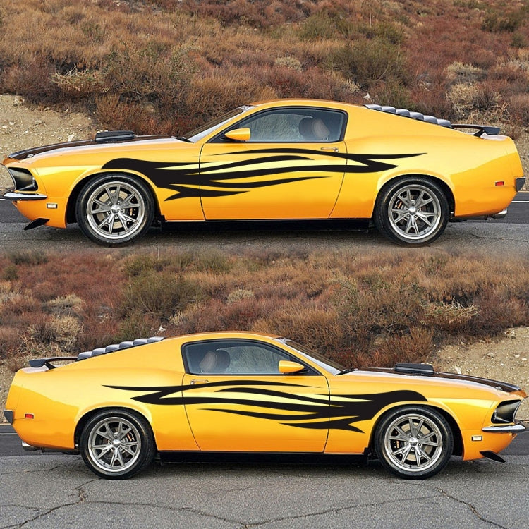 2 PCS/Set D-926 Fire Totem Pattern Car Modified Decorative Sticker