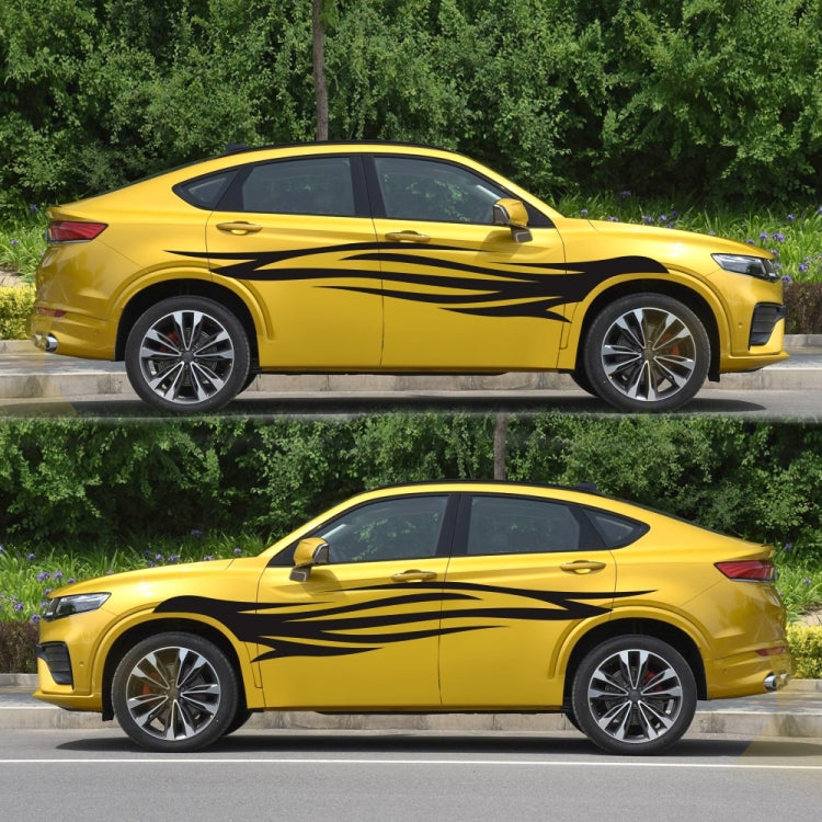 2 PCS/Set D-926 Fire Totem Pattern Car Modified Decorative Sticker