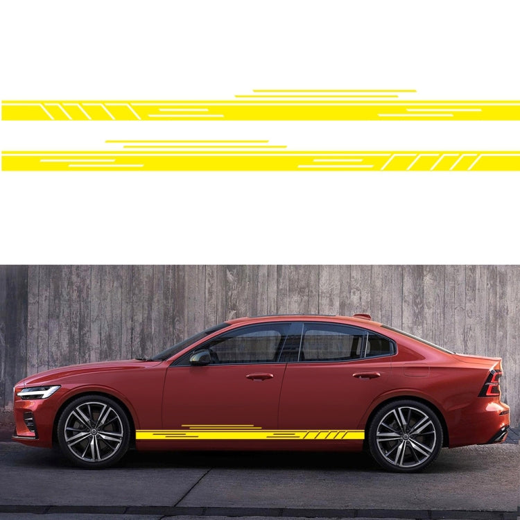 2 PCS/Set D-932 Stripe Pattern Car Modified Decorative Sticker