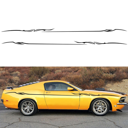 2 PCS/Set D-933 Lightning Pattern Car Modified Decorative Sticker