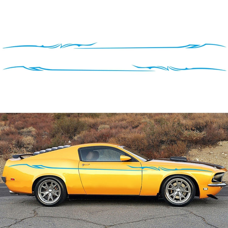 2 PCS/Set D-933 Lightning Pattern Car Modified Decorative Sticker