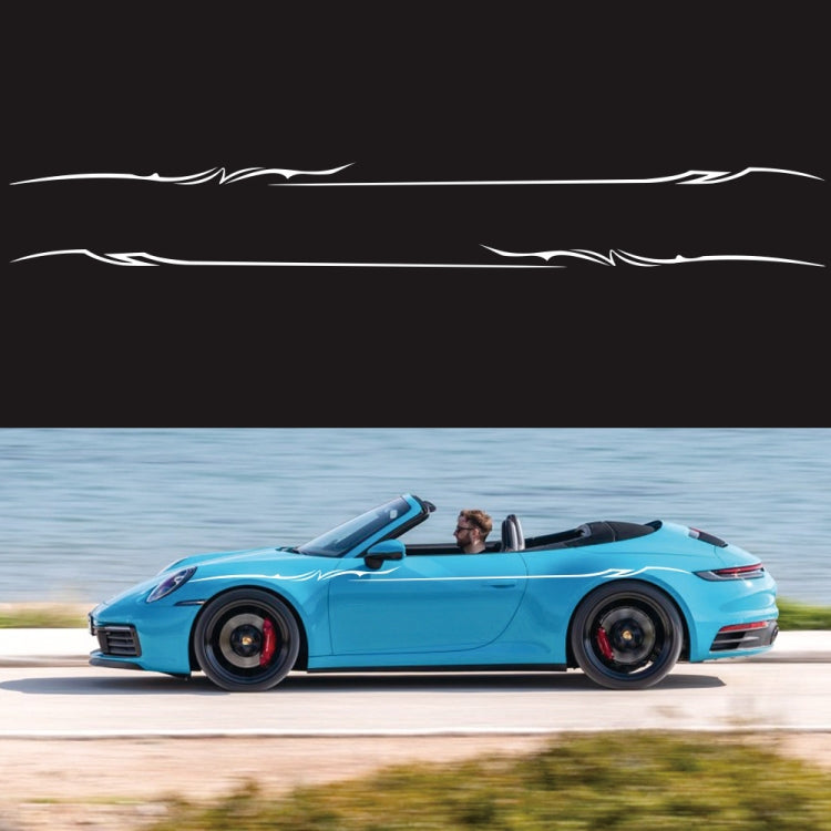 2 PCS/Set D-933 Lightning Pattern Car Modified Decorative Sticker