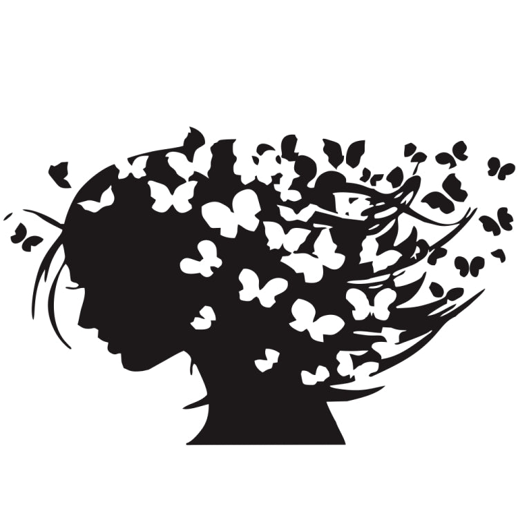 D-956 Butterfly Girl Pattern Car Modified Decorative Sticker