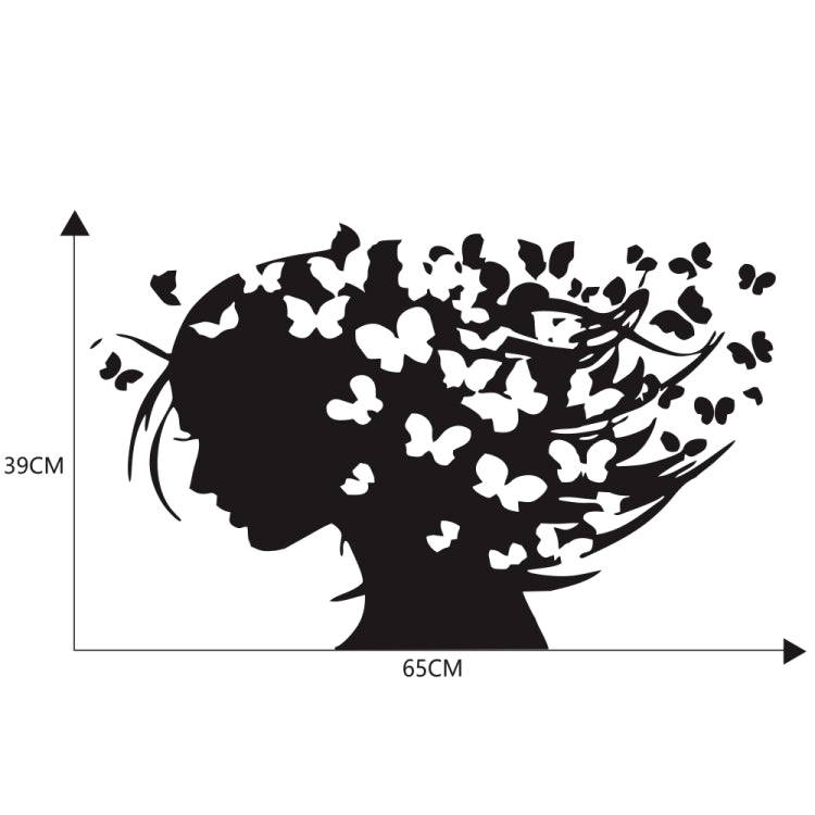 D-956 Butterfly Girl Pattern Car Modified Decorative Sticker