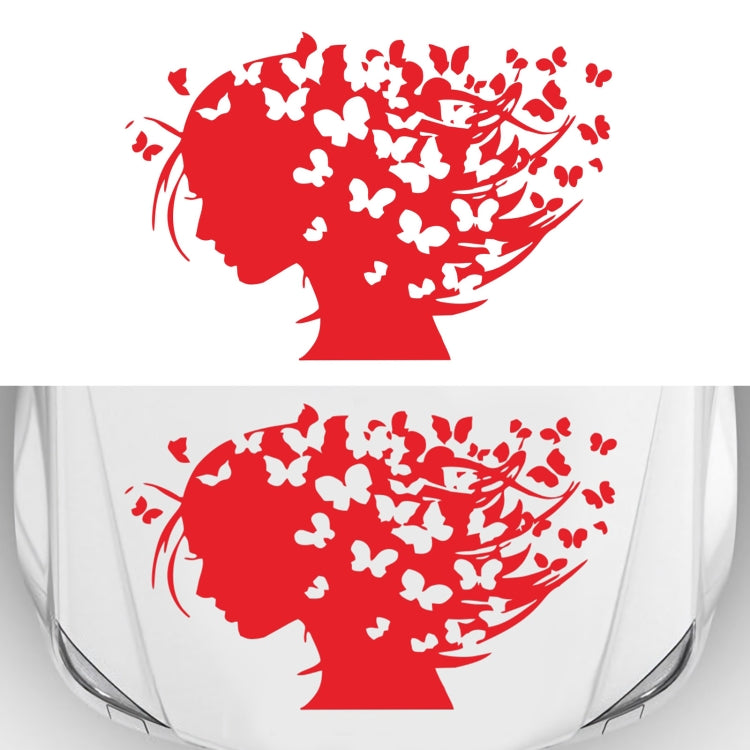 D-956 Butterfly Girl Pattern Car Modified Decorative Sticker