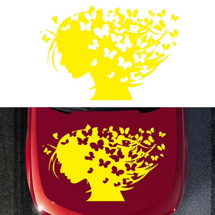 D-956 Butterfly Girl Pattern Car Modified Decorative Sticker