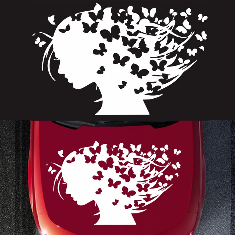 D-956 Butterfly Girl Pattern Car Modified Decorative Sticker