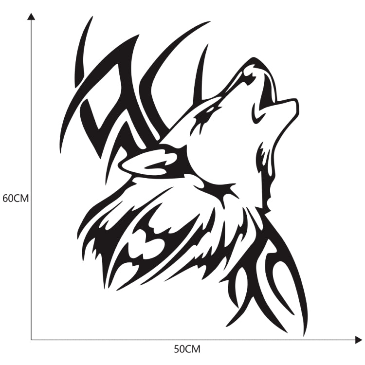 D-967 Wolf Tribe Pattern Car Modified Decorative Sticker