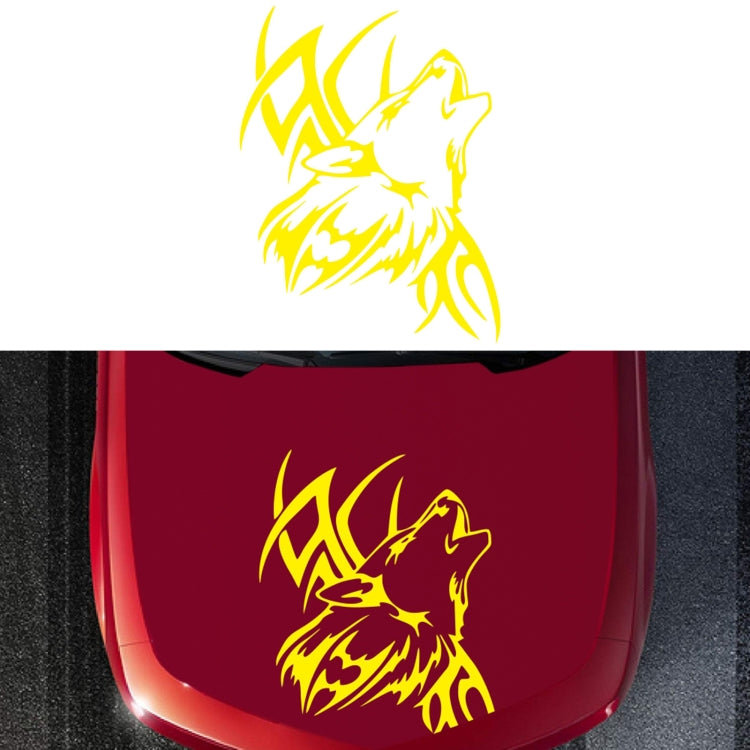 D-967 Wolf Tribe Pattern Car Modified Decorative Sticker