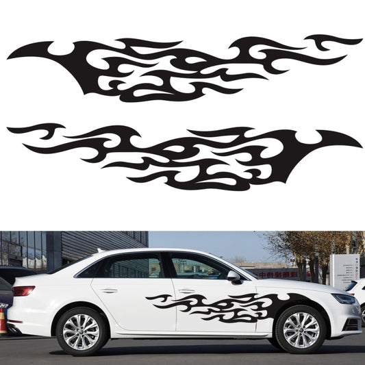 2 PCS/Set D-969 Flame Pattern Car Modified Decorative Sticker