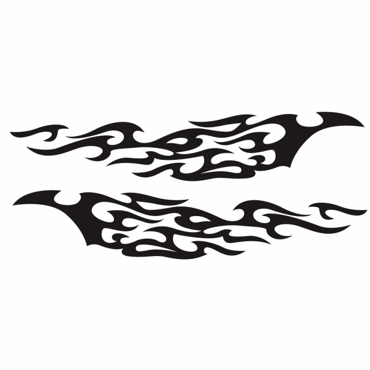 2 PCS/Set D-969 Flame Pattern Car Modified Decorative Sticker