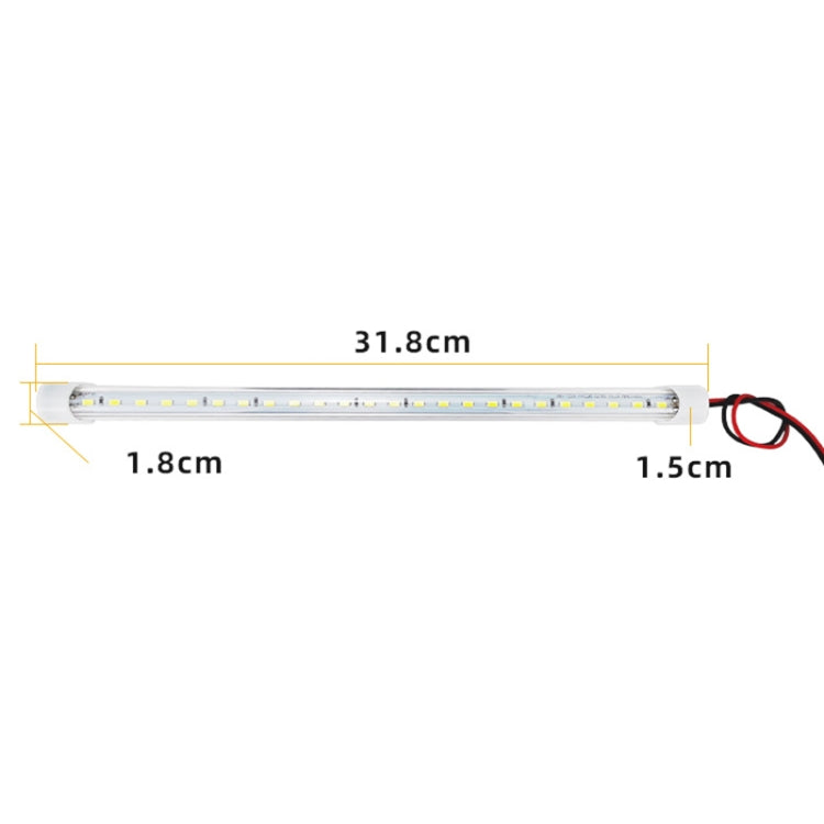 5 PCS ZS-3130 31.8cm Lorry Truck High Bright LED Cabin Light Bar