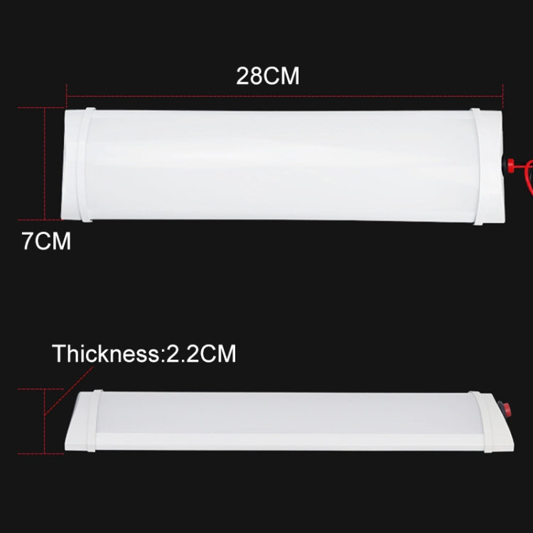 2 PCS ZS-3330 Truck LED Inside Reading Light Car Cabin Light Bar