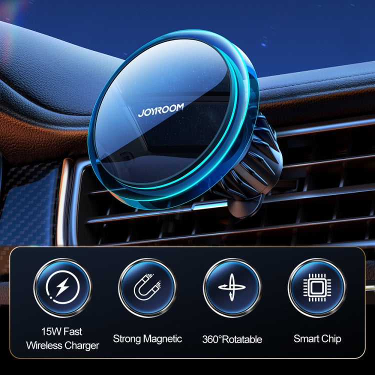 Magnetic 15W Wireless Car Charger with Air Vent Holder by JOYROOM JR-ZS291