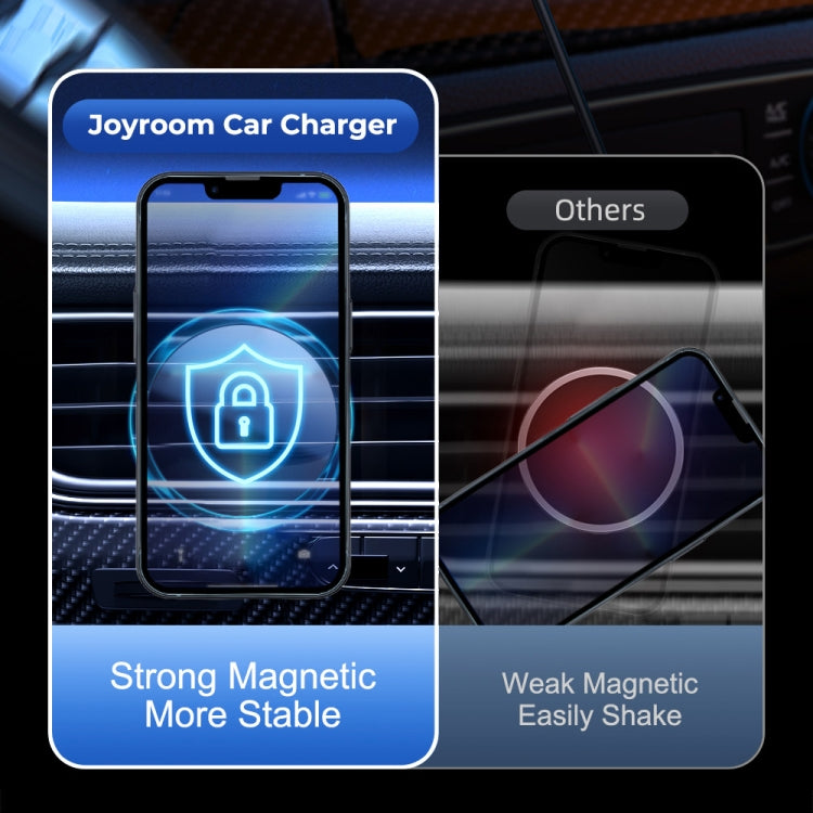 Magnetic 15W Wireless Car Charger with Air Vent Holder by JOYROOM JR-ZS291