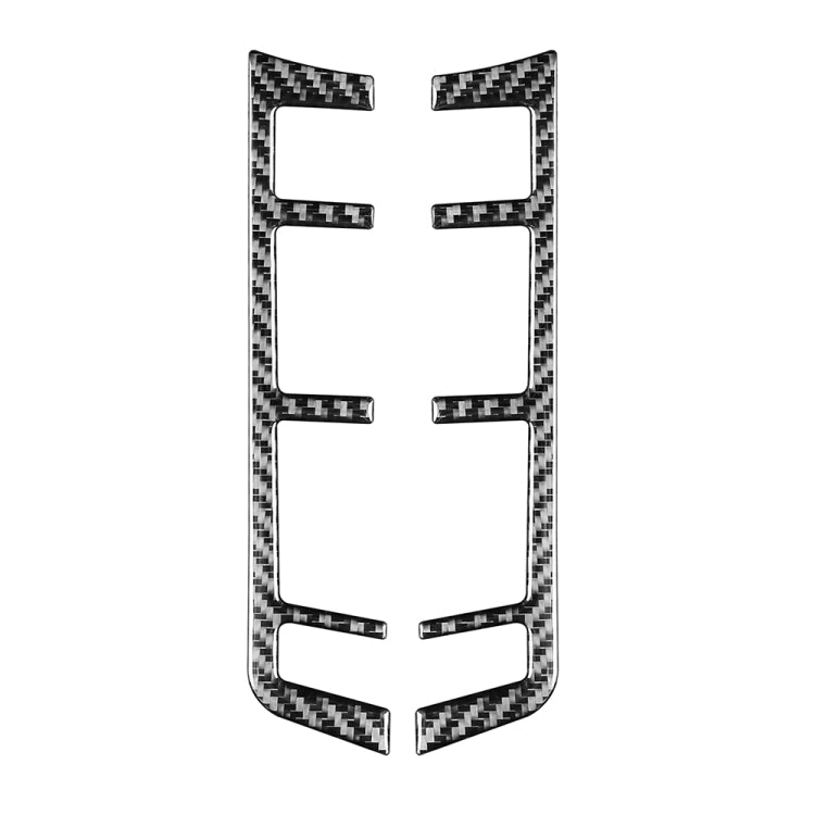 Carbon Fibre Decorative Sticker Frame for Porsche Panamera Rear Row Buttons (2010-2016)