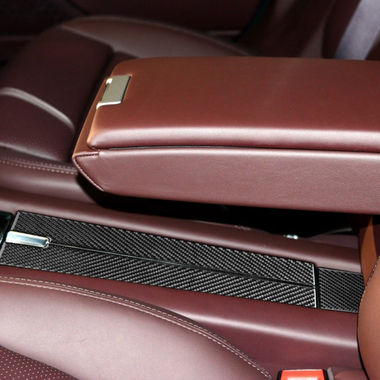 Porsche Panamera Carbon Fibre Rear Armrest Box Trim Sticker (2010-2016) - Left & Right Drive