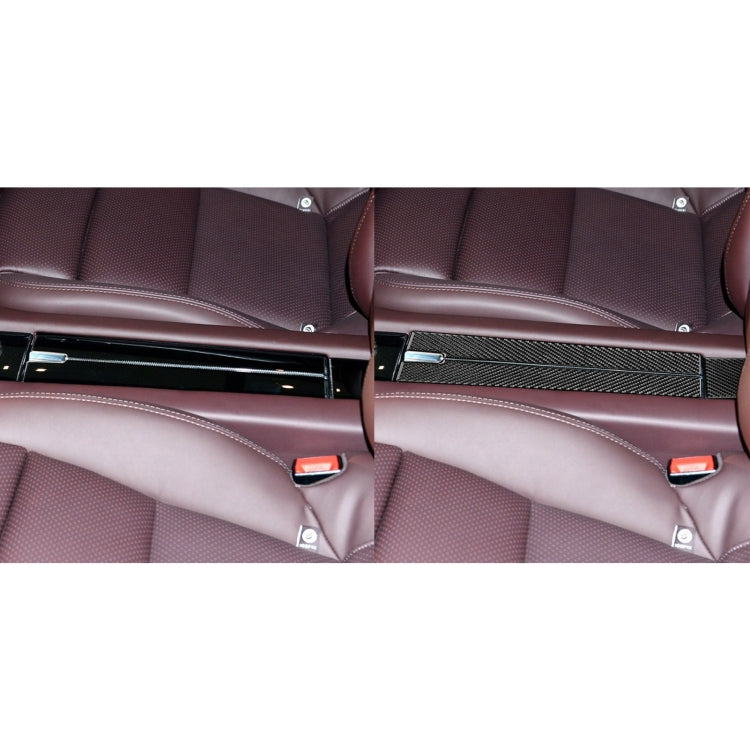 Porsche Panamera Carbon Fibre Rear Armrest Box Trim Sticker (2010-2016) - Left & Right Drive