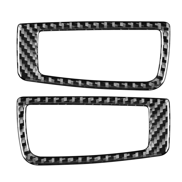 Porsche Panamera 2010-2016 Carbon Fibre Rear Reading Light Trim Stickers - Left & Right Drive