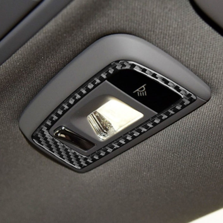 Porsche Panamera 2010-2016 Carbon Fibre Rear Reading Light Trim Stickers - Left & Right Drive