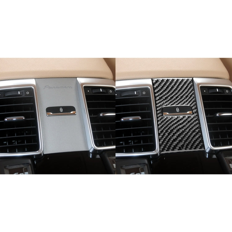 Carbon Fibre Rear Seat Adjustment Panel Decal for Porsche Panamera 2010-2016, Left and Right Drive