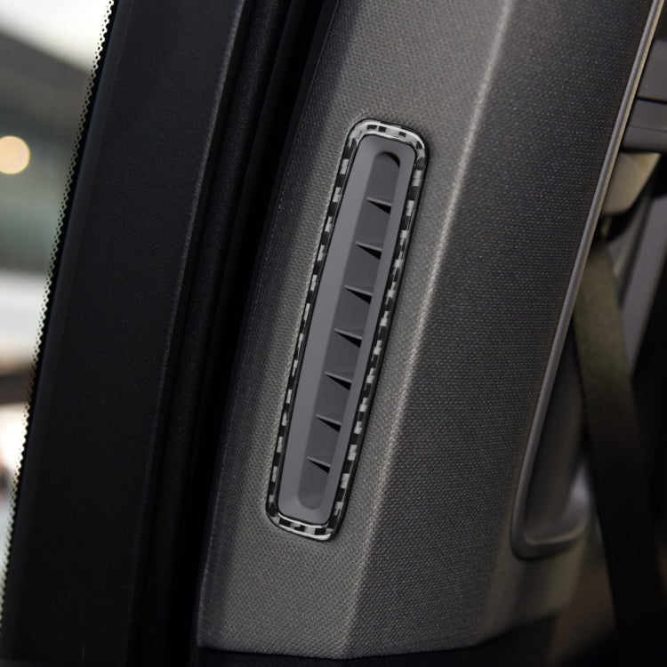 Porsche Panamera Carbon Fibre B-Pillar Air Vent Trim Stickers (2010-2016) - Left & Right Drive