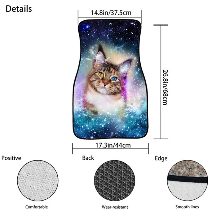 All-Weather 2-in-1 Universal Car Floor Mat Set with Stylish Patterns