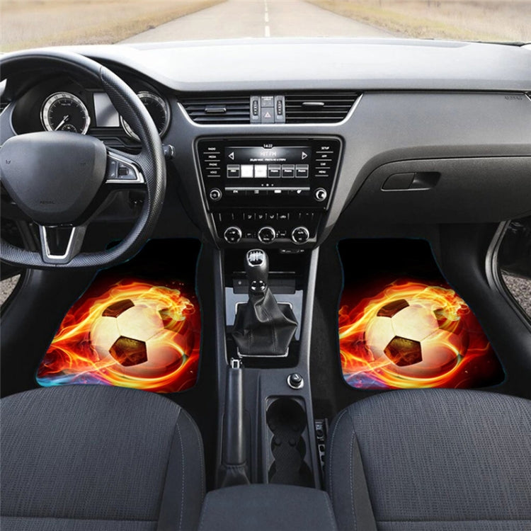 All-Weather 2-in-1 Universal Car Floor Mat Set with Stylish Patterns