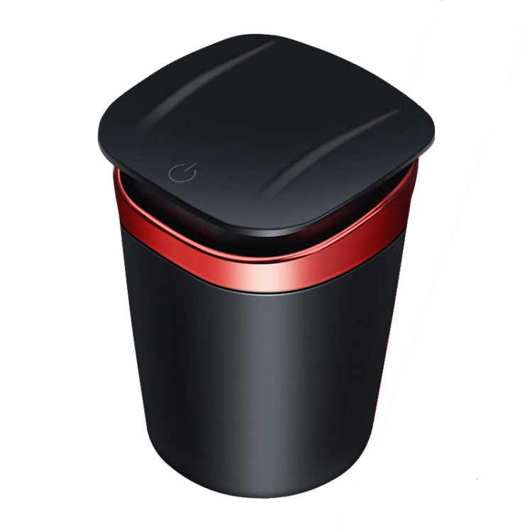 Car Portable Metal Ashtray Built-in LED