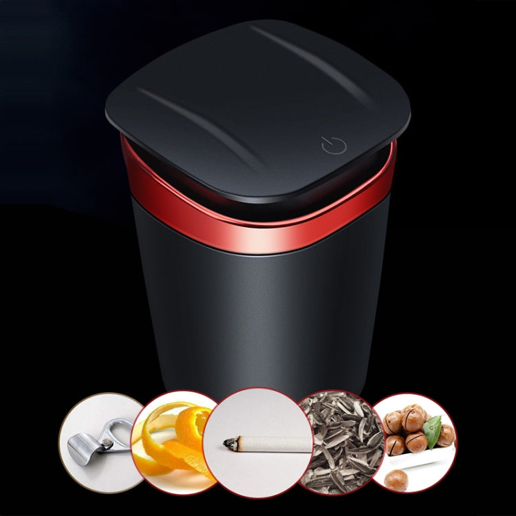 Car Portable Metal Ashtray Built-in LED
