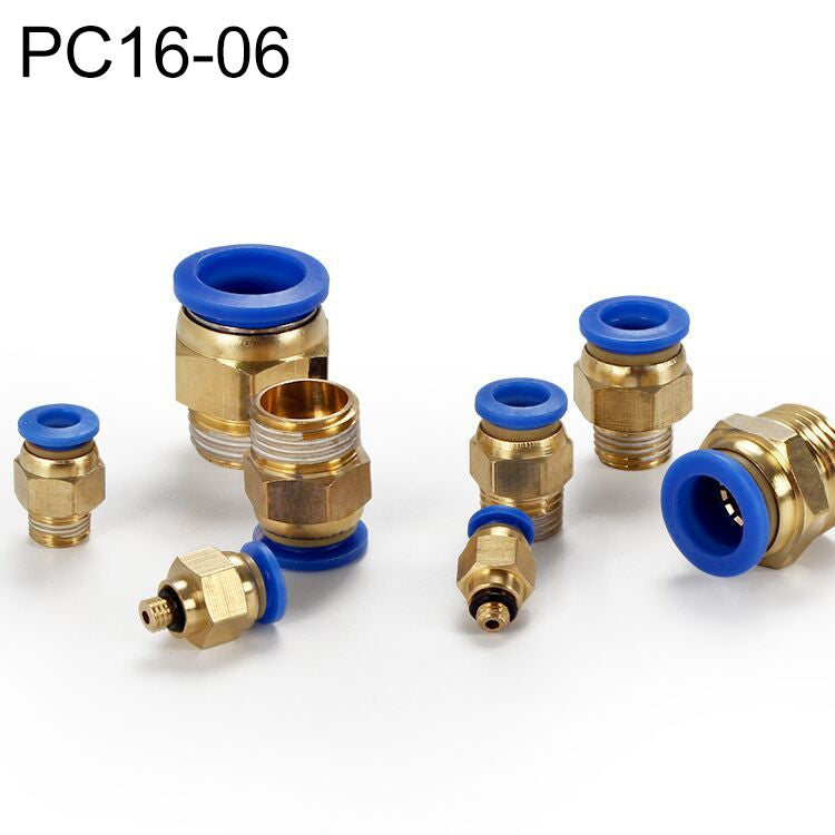 PC6-04 LAIZE 2pcs PC Male Thread Straight Pneumatic Quick Fitting Connector