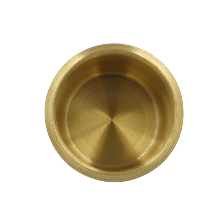 Embedded Brass Cup Holder for RVs and Functional Sofas