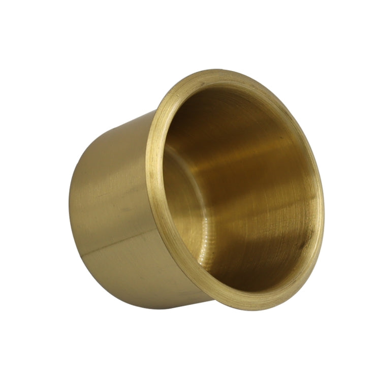 Embedded Brass Cup Holder for RVs and Functional Sofas