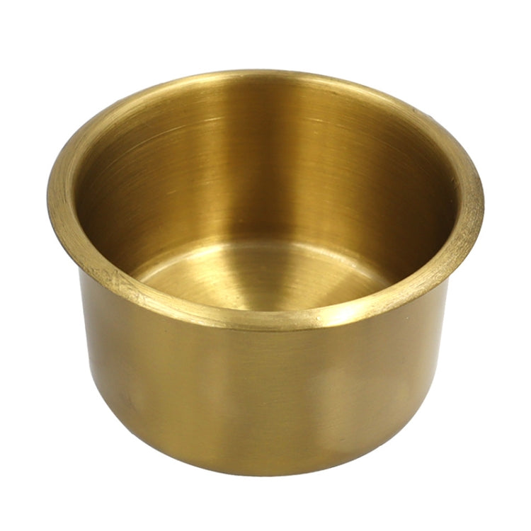 Embedded Brass Cup Holder for RVs and Functional Sofas