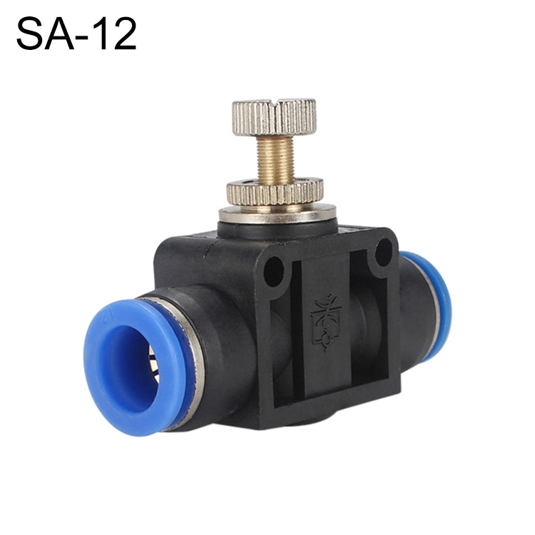SA-4 LAIZE 2pcs Pipe Throttle Valve Quick Fitting Pneumatic Connector