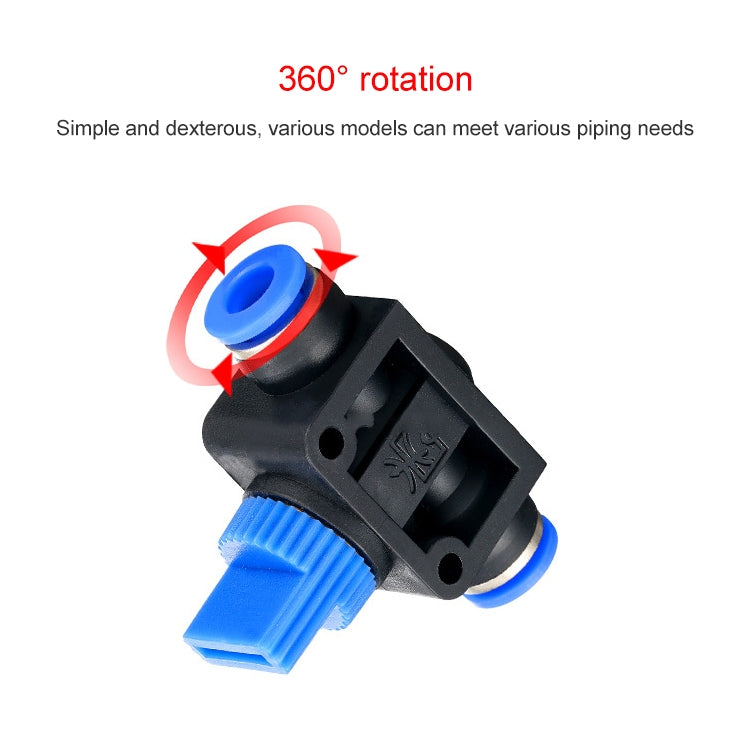 LAIZE Manual Valve Pneumatic Quick Fitting Connector