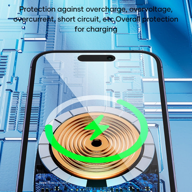 ROCK W39 Shock-absorption Magnetic Car Wireless Charging Holder