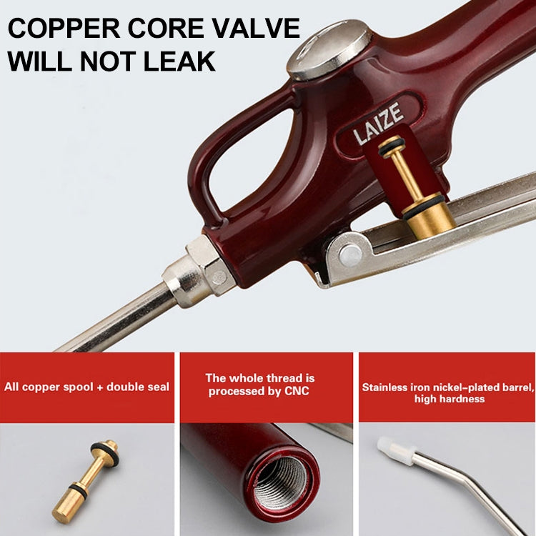 LAIZE Aluminum Alloy Cleaning Dust Removing Gun Strong Blow Dust Gun