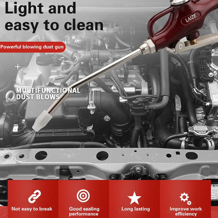 LAIZE Aluminum Alloy Cleaning Dust Removing Gun Strong Blow Dust Gun