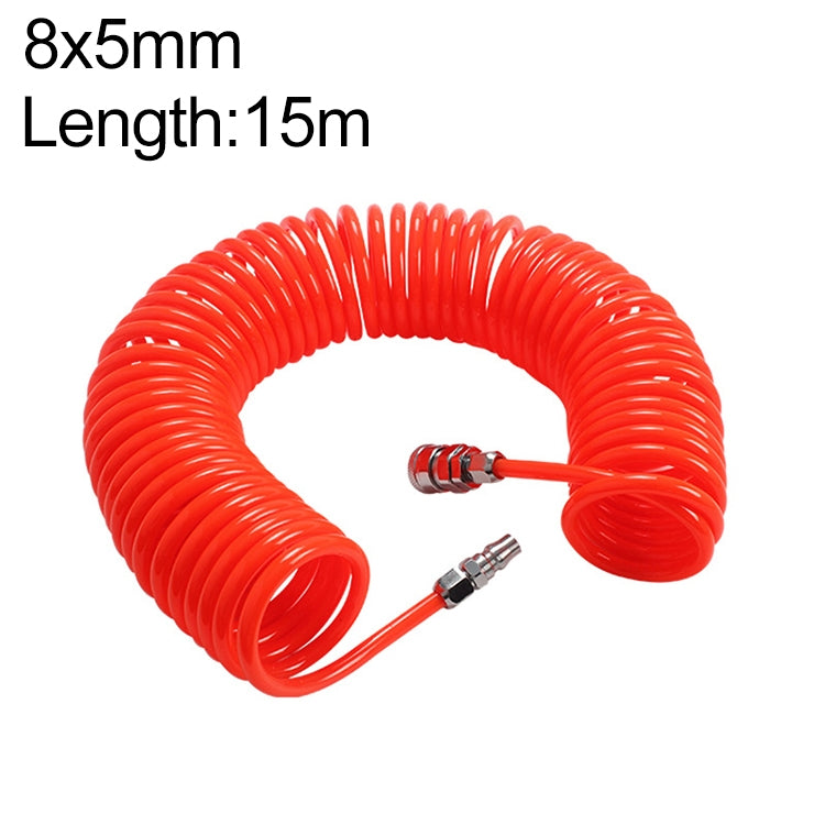 LAIZE Compressor Air Flexible PU Spring Tube with Connector