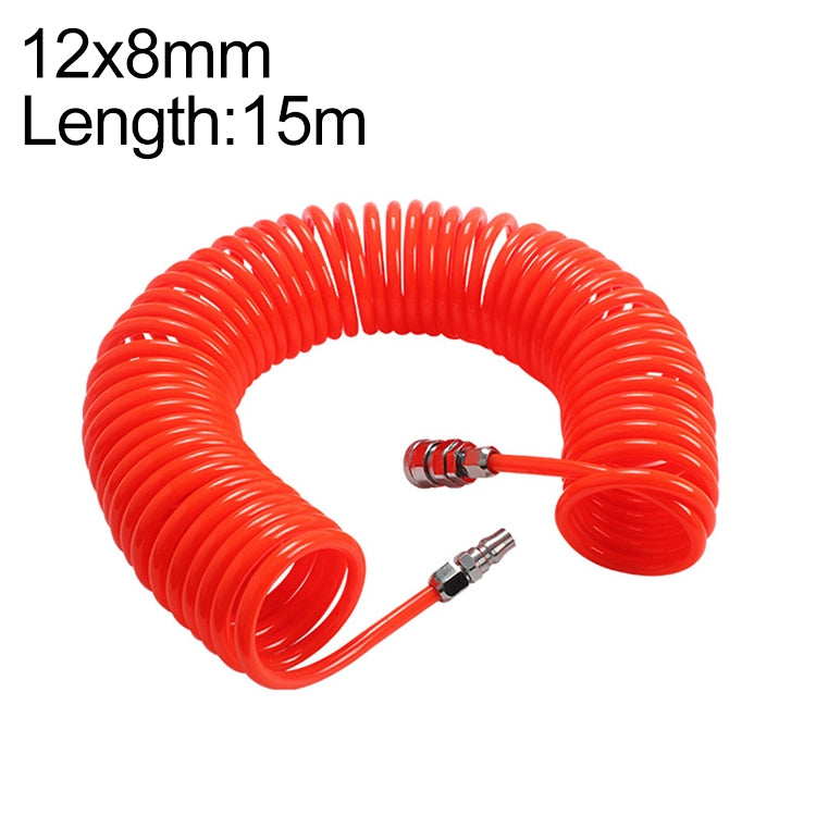 LAIZE Compressor Air Flexible PU Spring Tube with Connector