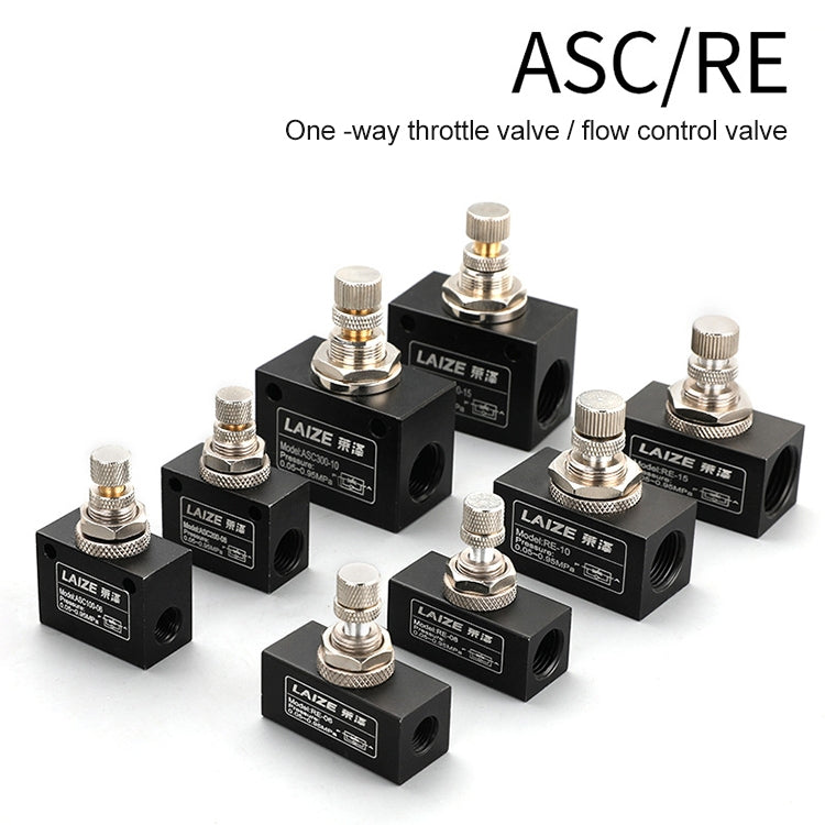 LAIZE Pneumatic Speed Regulating One-way Throttle Valve