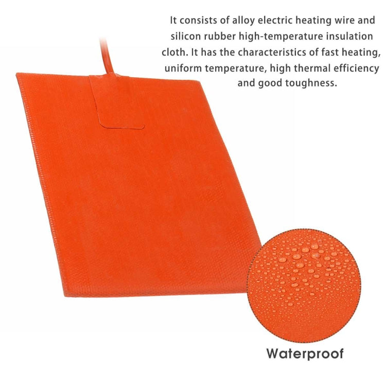 15 x 20cm Car Engine Oil Pan Sump Tank Heater Pad