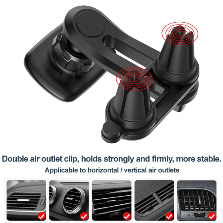 IMAK C5-F2 Dual Chip Air Outlet Magnetic Car Holder
