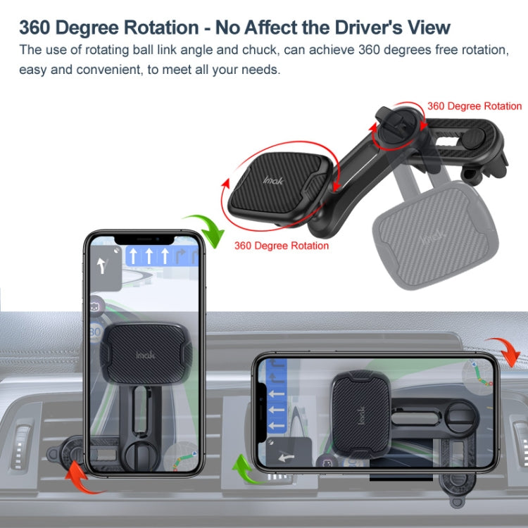 IMAK C5-F2 Dual Chip Air Outlet Magnetic Car Holder