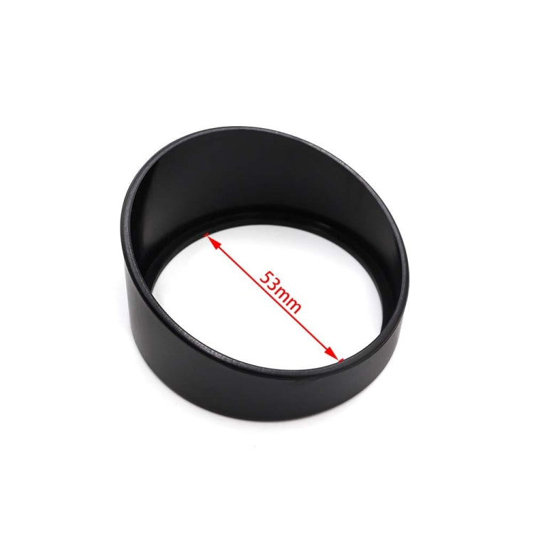 Sleek 52mm Universal Dashboard Instrument Shield