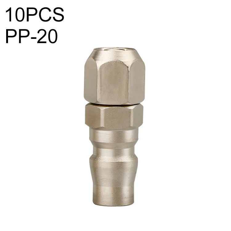 10pcs C-type Self-lock Pneumatic Quick Fitting Connector, Series 1