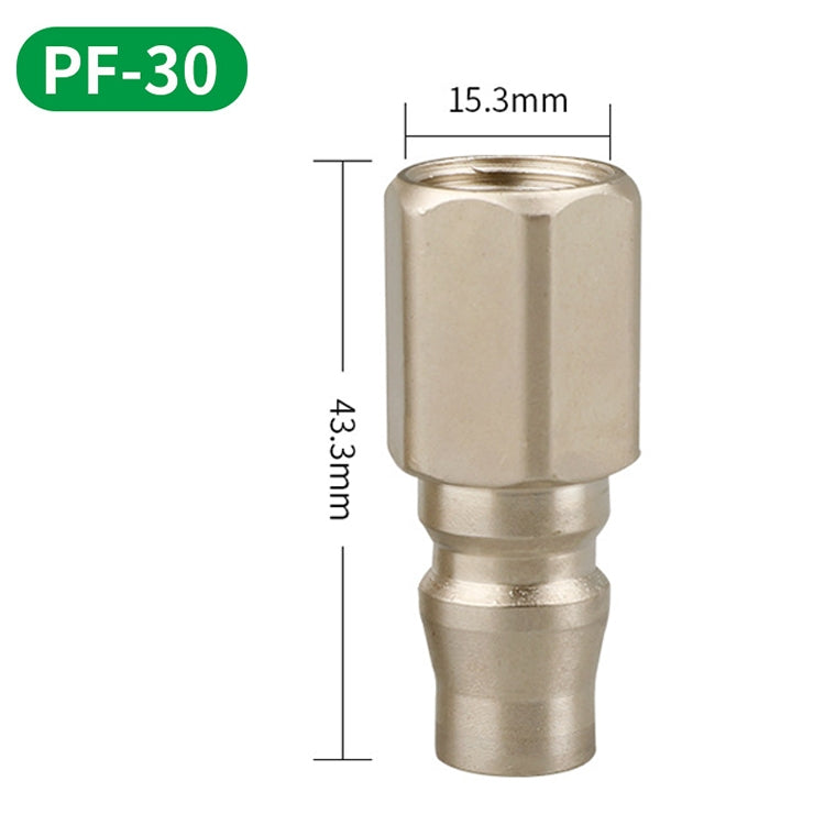 10pcs C-type Self-lock Pneumatic Quick Fitting Connector, Series 1